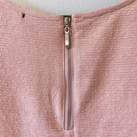 QED LONDON | Pink Peplum Top - Picture 3 of 5